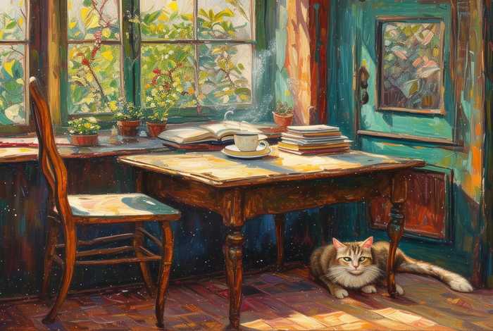 生活日常的一角 生活的一角美术作品