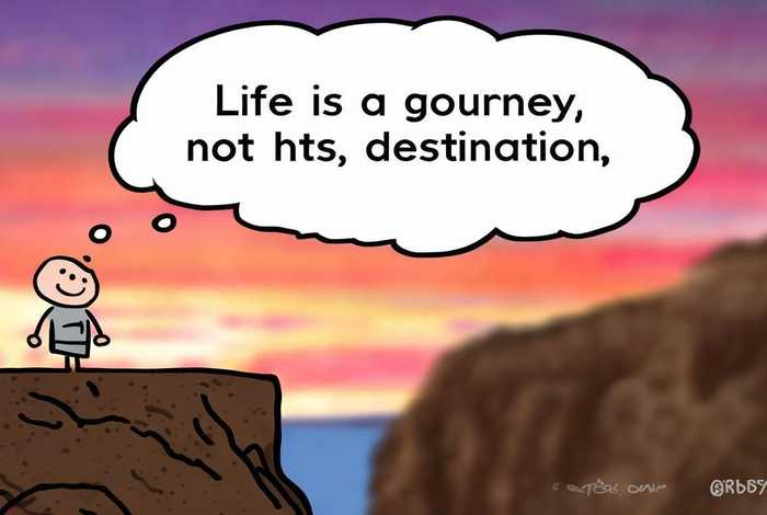 生活感悟卡通图片（生活感悟卡通图片带字）