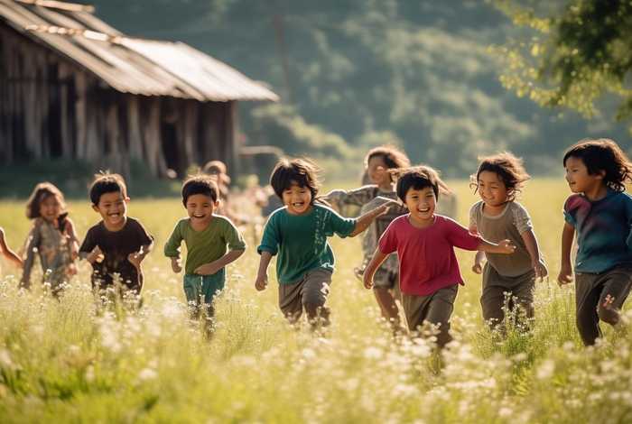 农村儿童生活乐趣；儿童在农村生活的乐趣