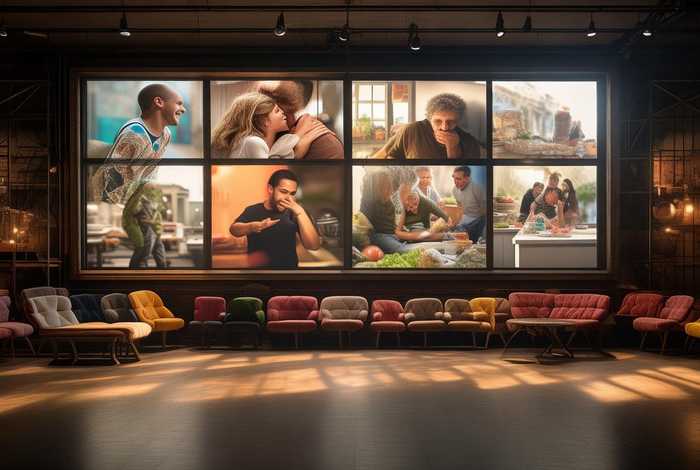 生活放映厅每一帧都很精彩的主题画怎么画、生活题材的画