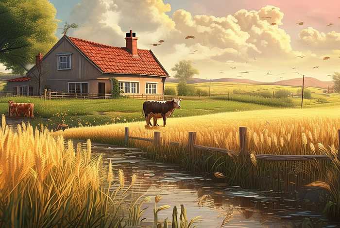 惬意田园生活，惬意的田园生活,真让人向往啊!是什么修辞手法