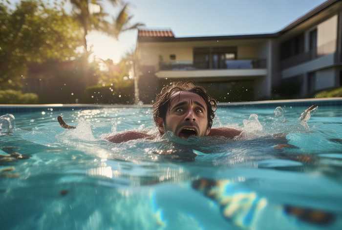 生活泳池，泳池生存困难