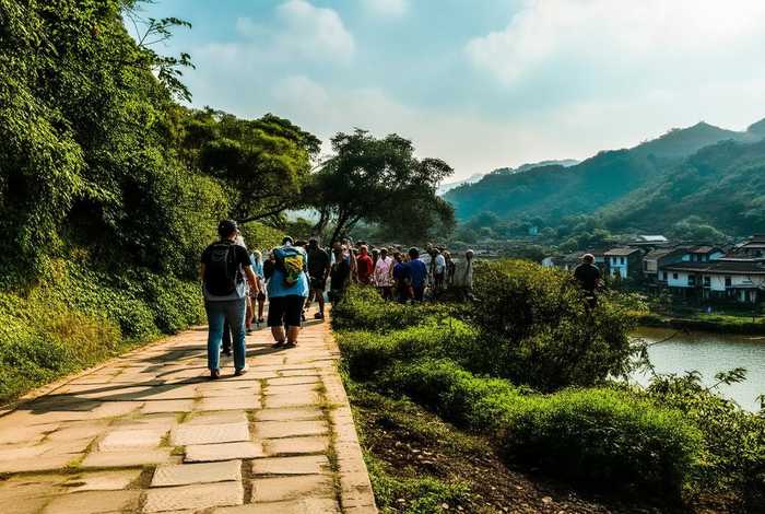 平湖生态园到甘坑小镇徒步，平湖生态园到甘坑小镇徒步要多久