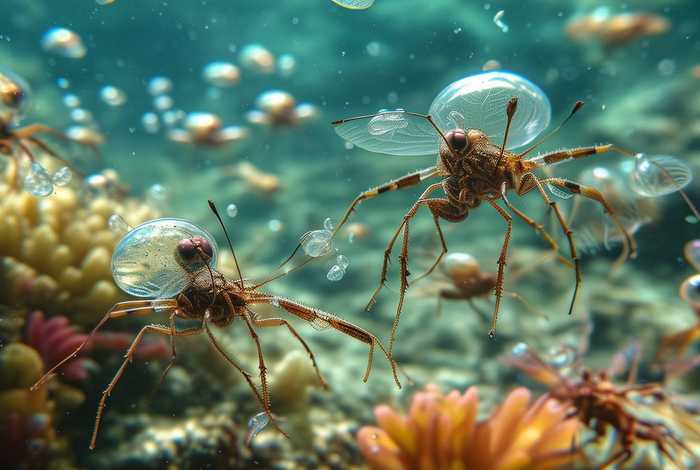 生活在水里的昆虫有氧气桶吗 - 生活在水里的昆虫有氧气桶吗图片