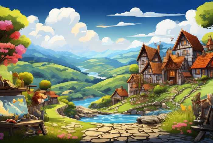 生活如画、生活如画下一句是什么