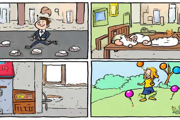 日常生活现象的四格漫画 生活中的四格漫画