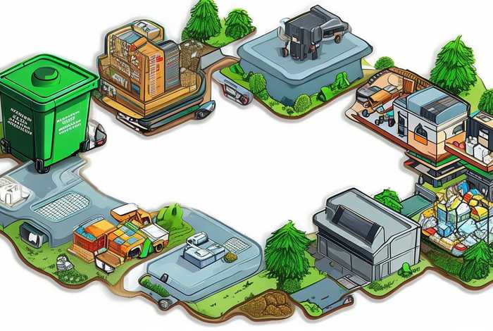 生活垃圾处理流程图怎么画 - 生活垃圾处理流程图怎么画的