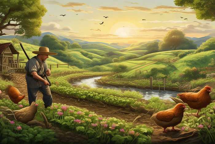 惬意的农园生活 描述惬意的田园农耕生活语句