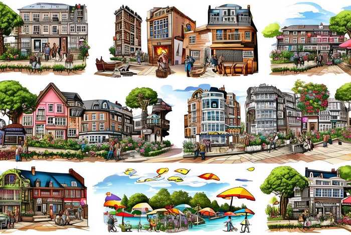 手绘英文生活图片大全；手绘英文生活图片大全大图