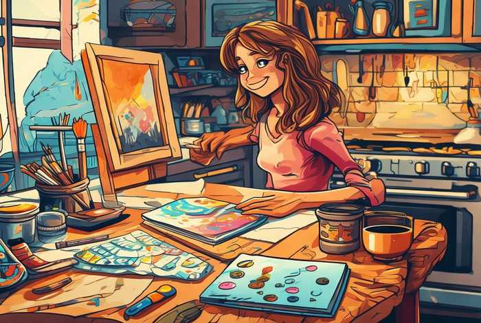 日常生活自己画手绘、日常生活自己画手绘图片