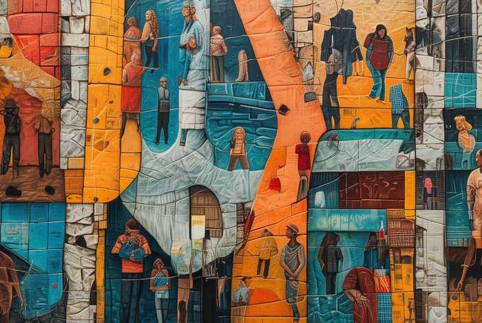 生活的交集绘画；生活的交集绘画作品欣赏与心得体会