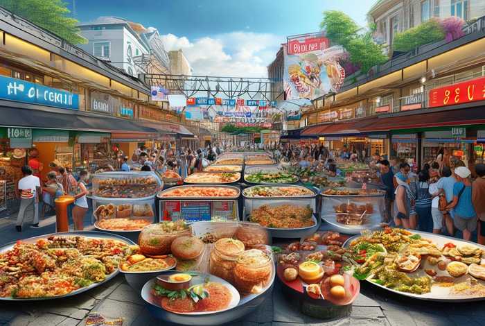 美食生活广场招商 美食广场开业在即,对外招商