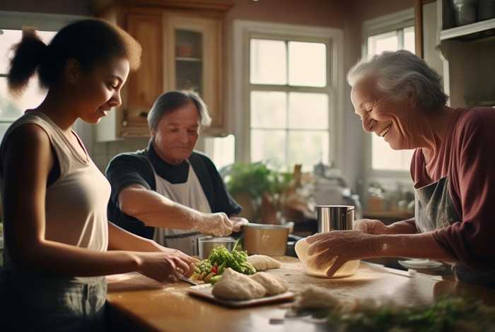 三人一日生活 三人的一次日常生活