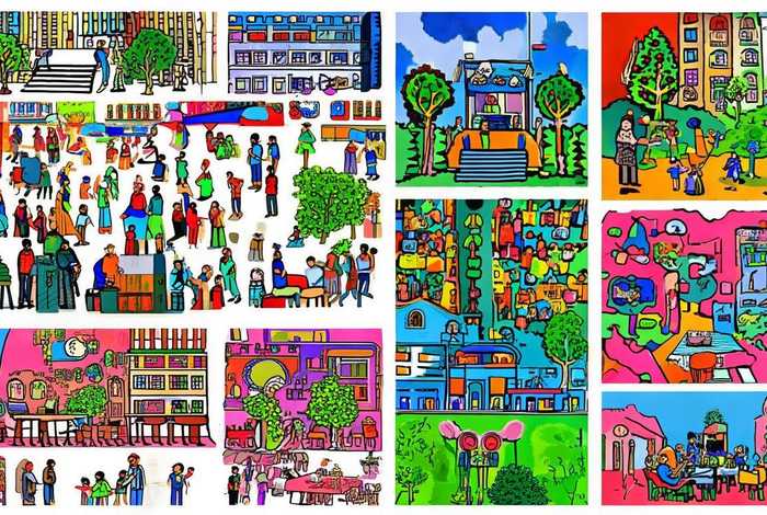 生活画简笔画彩色 生活画简笔画彩色大全