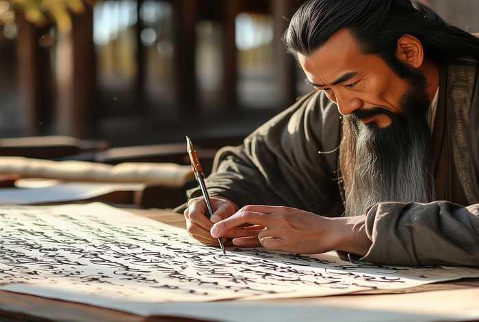 屈原生活的时代用什么字体；屈原生活的时代用什么字体写