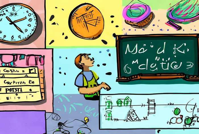 生活中的数学手抄报内容线稿模板 - 生活中的数学手抄报,内容