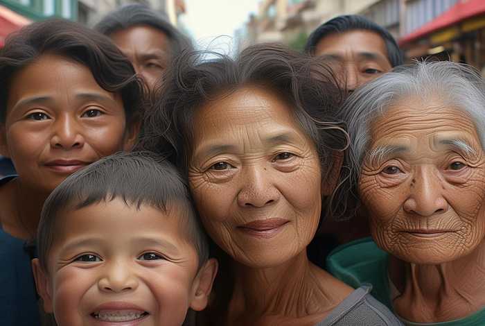 生活面孔；活生生的面孔