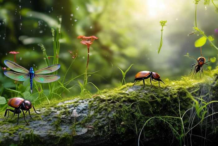 生活在潮湿环境中的昆虫有哪些，生活在潮湿环境中的昆虫有哪些图片