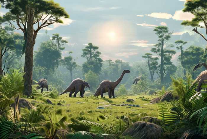 三角龙生活环境简笔画，三角龙生活环境简笔画图片