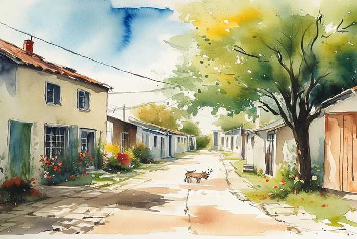 生活水彩画图片；生活水彩画图片简单