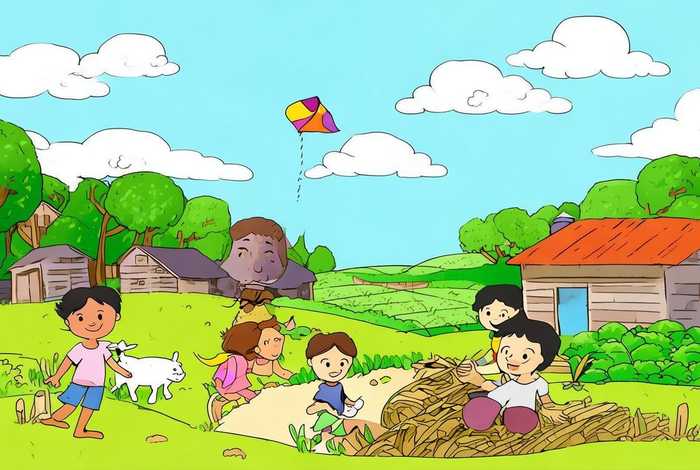 农村生活儿童绘画(农村生活儿童绘画图片) 农村生活儿童绘画(农村生活儿童绘画图片)