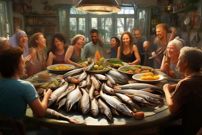 生活真丰富吃的是大鱼大肉；生活真丰富吃的是大鱼大肉还是小鱼