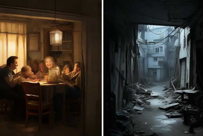 生活差距对比照片，生活差距对比照片真实