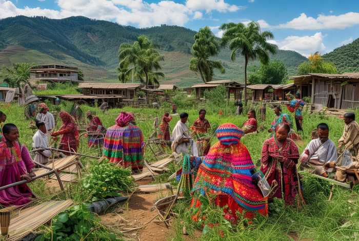 少数民族生活习惯习俗图片 - 少数民族生活图片大全