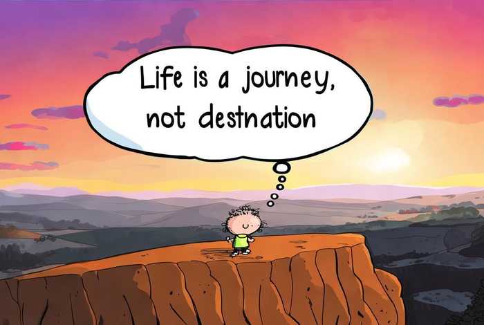 生活感悟卡通图片（生活感悟卡通图片带字）