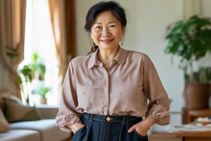 倪萍生活穿搭（倪萍生活穿搭图片）