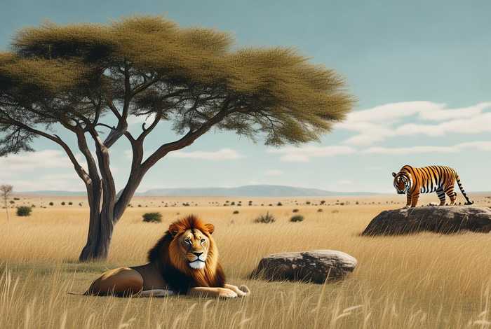 狮子老虎生活在什么地方 - 狮子老虎生活在什么地方呢