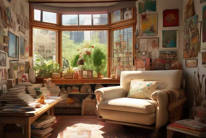 生活的一角，生活的一角绘画