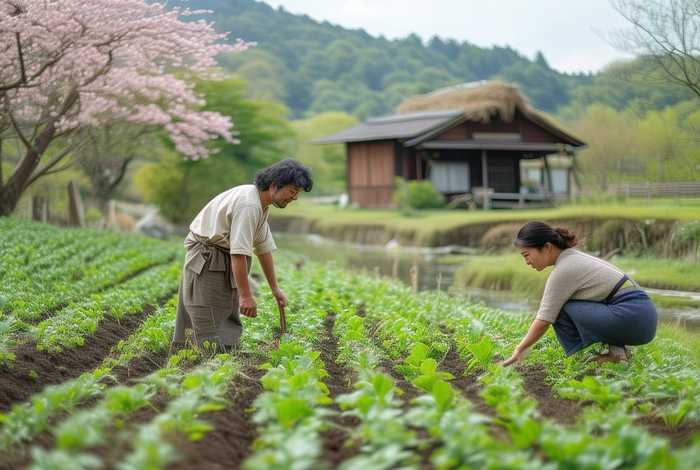 日本夫妻的隐居生活片 日本夫妇的田园生活