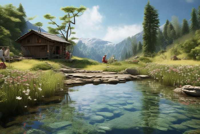 世外桃源山居生活、世外桃源的生活