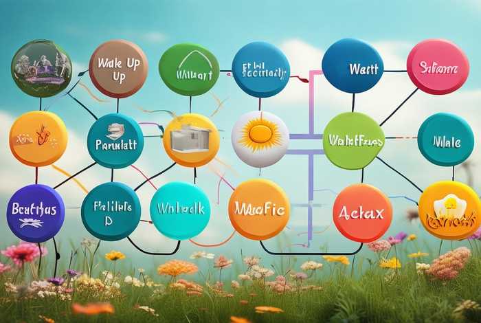 生活流程图怎么画简单又漂亮 生活流程图怎么画简单又漂亮图片