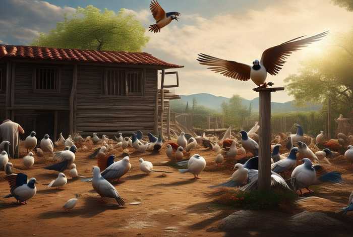 农村养鸽子的真实生活、农村养鸽子的真实生活图片