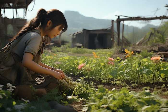 末世之平淡生活江芷；末世种田之平淡生活