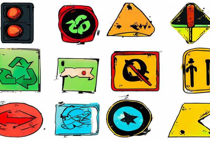 生活中常见标识图片大全 生活中常见标识图片大全简笔画