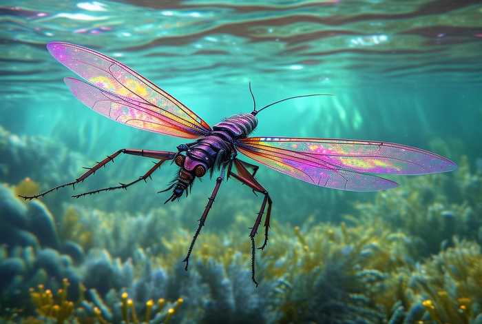 生活在水里的史前昆虫、生活在水里的史前昆虫图片