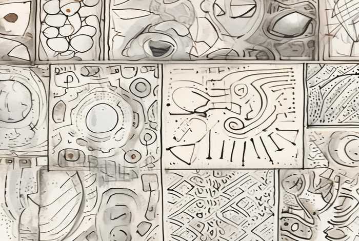 生活中重复的规律图案；生活中重复的规律图案简笔画