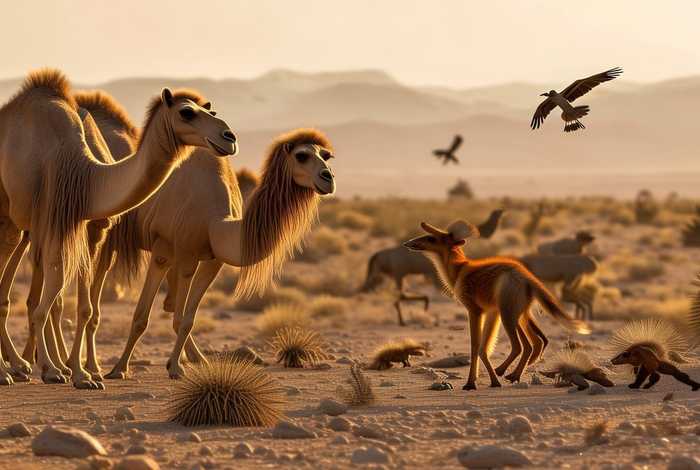 生活在沙漠里的动物有哪些种类（生活在沙漠里的动物有哪些种类图片）