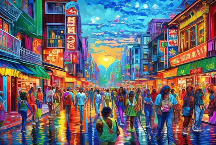 生活的写照色彩斑斓 - 生活的写照色彩斑斓怎么形容