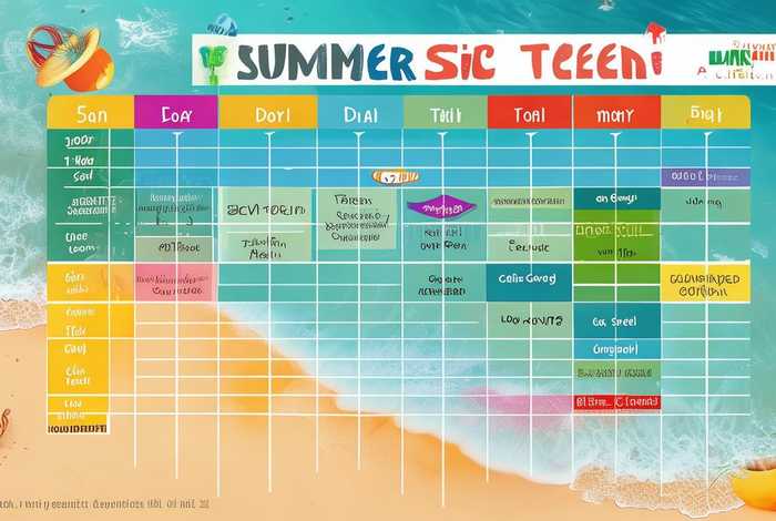 暑假计划表(可打印)，暑假计划表(可打印)空白