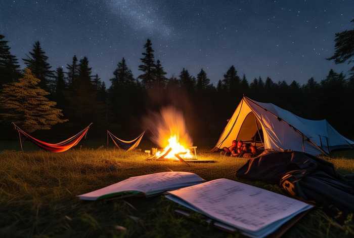 生活微记录露营四百多字怎么写 露营的日记怎么写