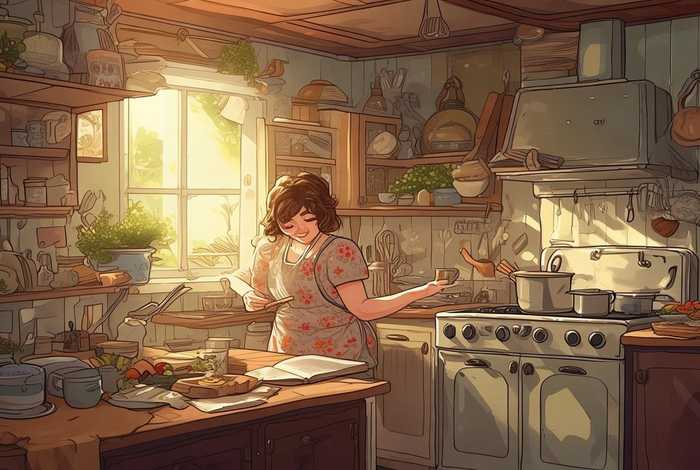 生活场景画手绘（生活场景插画手绘）