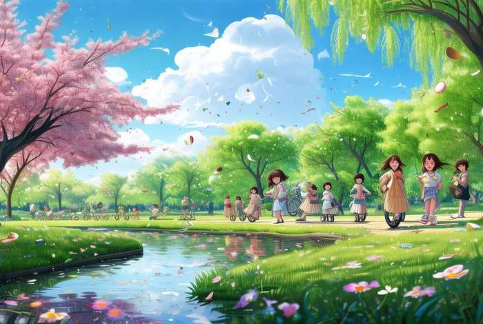 生活在春天里500字作文、生活在春天里500字作文初中