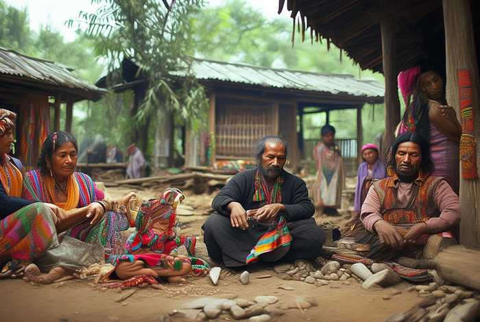 少数民族生活图片；少数民族日常生活图片