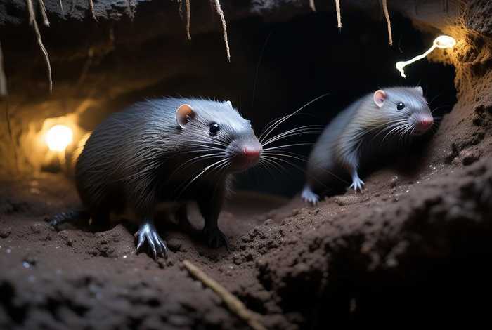 生活在地下的动物图画、生活在地下的动物图画怎么画