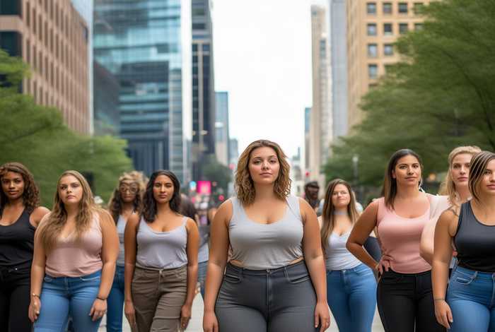美国女性身高和体重、美国女性身高和体重比例