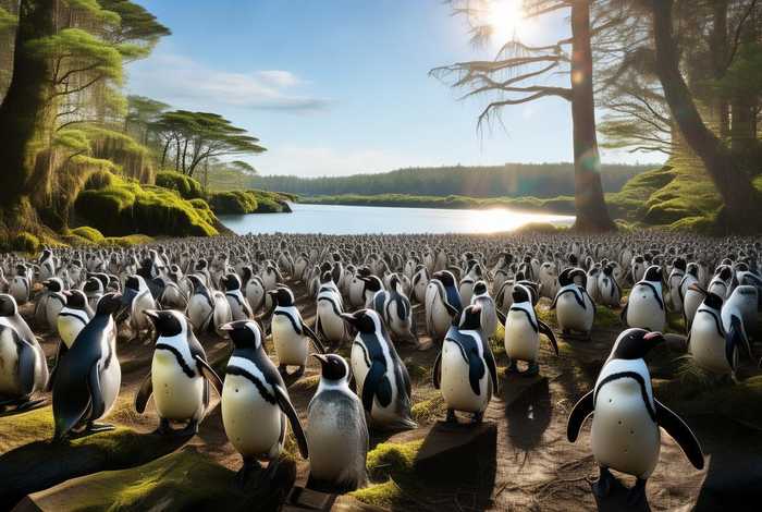 生活在温带的企鹅 - 生活在温带的企鹅有多少